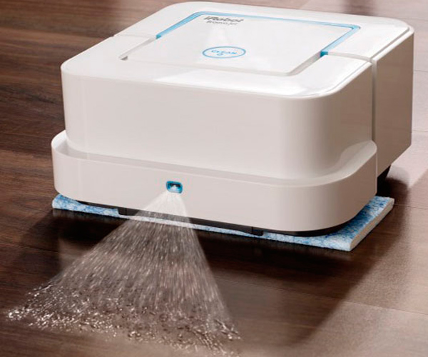 Robot friegasuelos - Limpieza en superficies como parquet.